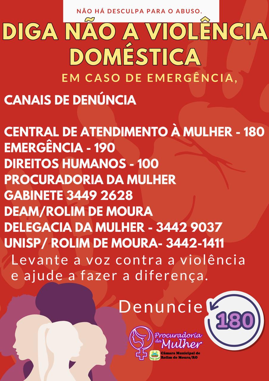 CANAIS DE ATENDIMENTO À MULHER VÍTIMA DE VIOLÊNCIA DOMÉSTICA