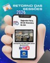 RETORNO DAS SESSÕES LEGISLATIVAS – 2026